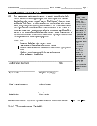 Identity Theft Victim&#039;s Complaint and Affidavit Form (Ftc Identity Theft Report), Page 5