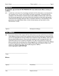 Identity Theft Victim&#039;s Complaint and Affidavit Form (Ftc Identity Theft Report), Page 6