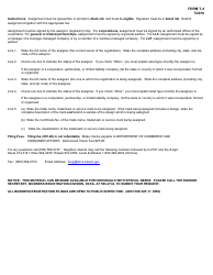 Form T-4 Assignment of Trade Name, Trademark or Service Mark - Hawaii, Page 2