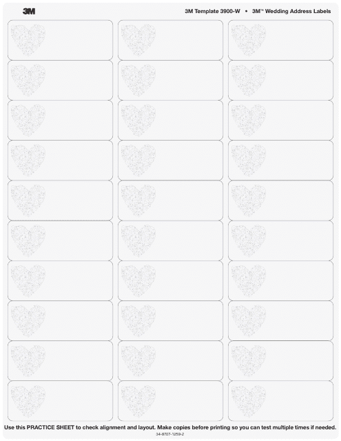 3M Label Templates