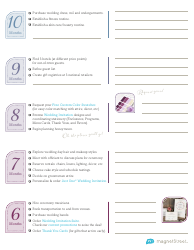 The Complete Wedding Planning Checklist, Page 2