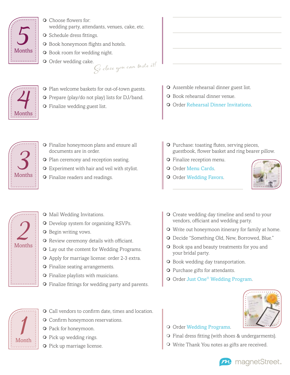 The Complete Wedding Planning Checklist, Page 3