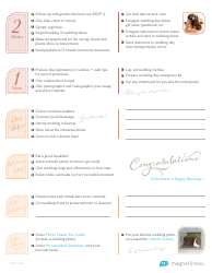 The Complete Wedding Planning Checklist, Page 4