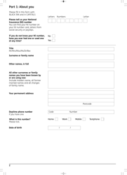 Form BR1 State Pension Claim Form - Born Before 6 April in 1951 (Men) or 1953 (Women) - United Kingdom, Page 18