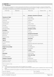 Form SRG1115 (FCL100) UK Private Pilots Licence or Commercial Pilots Licence Balloon/Airship Licence/Airship Rating/UK Flight Radiotelephony Operator&#039;s Licence - Application - United Kingdom, Page 4