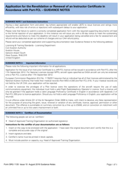 Form SRG1135 Application for the Revalidation or Renewal of an Instructor Certificate in Accordance With Part-Fcl - United Kingdom, Page 8