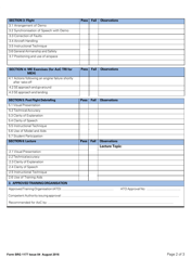 Form SRG1177 Examiners Record - Fi/Tri/Iri/Sfi/Sti (H) Assessment of Competence - United Kingdom, Page 2