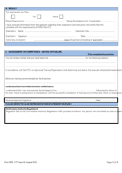 Form SRG1177 Examiners Record - Fi/Tri/Iri/Sfi/Sti (H) Assessment of Competence - United Kingdom, Page 3