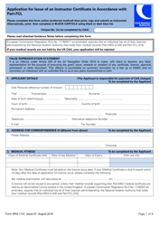 Document preview: Form SRG1131 Application for Issue of an Instructor Certificate in Accordance With Part-Fcl - United Kingdom