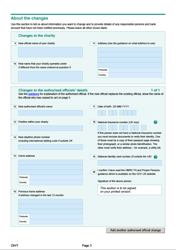 Form ChV1 Hmrc Charities Change of Details Form - United Kingdom, Page 3