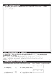 Form DT-INDIVIDUAL Double Taxation Treaty Relief - United Kingdom, Page 3