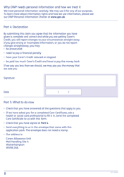 Form CC1 Carer&#039;s Credit Application Form - United Kingdom, Page 8