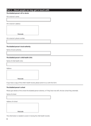 Form VAD1A Vaccine Damage Payment Claim Form - United Kingdom, Page 7