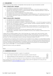 Form ASC6011 Application for Recognition of Competence - United Kingdom, Page 2