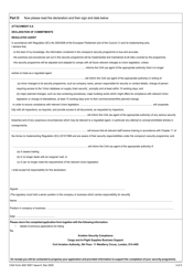 CAA Form ASC6001 Application to Become a Regulated Agent - United Kingdom, Page 3