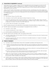 Form CMG3001 Deed of Indemnity From an Individual to the Att Trustees Overtrading Indemnity - Standard Atol (Or Franchise Member Licensed for More Than 1,000 Passengers) - United Kingdom, Page 2