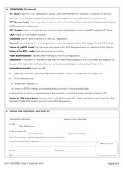 Form CMG3002 Deed of Indemnity From an Individual to the Att Trustees Overtrading Indemnity - SBA Atol (Or Franchise Member Licensed for 1,000 Passengers or Fewer) - United Kingdom, Page 4