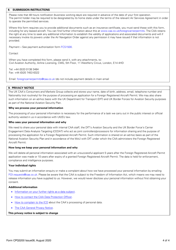Form CPG3200 Application for a Foreign Registered Aircraft Permit Under Article 250 of the Air Navigation Order 2016 - Ad-Hoc or Charter Permit - United Kingdom, Page 4