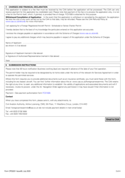 Form CPG3201 Application for a Foreign Registered Aircraft Permit Under Article 250 of the Air Navigation Order 2016 - Scheduled or Series Charter Permit - United Kingdom, Page 3