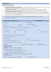 Form SRG1013B &quot;Application for Approval to Conduct on the Job Training (Ojt) Within a Foreign Organisation Approval (In Accordance With the Requirements of Part-66 Appendix Iii)&quot; - United Kingdom, Page 5
