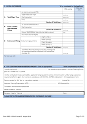 Form SRG1105AS Airship - Application for Part-Fcl Private Pilot Licence - United Kingdom, Page 3