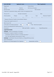 Form SRG1119C Aeroplanes - Application for Renewal of a Single or Multi-Pilot Class or Type Rating Including Powered Lift Aircraft - United Kingdom, Page 5