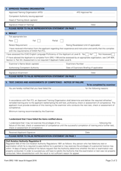 Form SRG1169 Examiner&#039;s Record - Fi(R)/Fi/Cri/Iri/Fic Authorisation Test/Check Schedules - Aeroplane - United Kingdom, Page 3