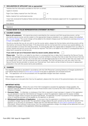 Form SRG1190 Application for the Re-grade of UK Issued Pilots Licences to Part-Fcl, Private Pilot&#039;s Licences, Light Aircraft Pilot Licences or National Private Pilot Licences - United Kingdom, Page 3