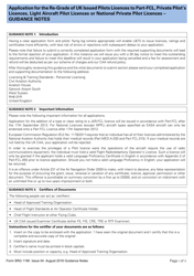 Form SRG1190 Application for the Re-grade of UK Issued Pilots Licences to Part-Fcl, Private Pilot&#039;s Licences, Light Aircraft Pilot Licences or National Private Pilot Licences - United Kingdom, Page 6