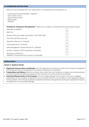 Form SRG1175 Application for Initial Approval of a Type Rating Training Organization and Variation to Type Rating Training Course Approvals (Aeroplanes and Helicopters) Under Article 168 of the Air Navigation Order 2016 (Easa Annex II Aircraft Only) - United Kingdom, Page 8