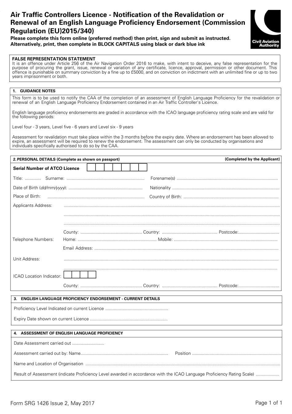S146 Notice.pdf Form SRG1426 - Fill Out, Sign Online and Download Fillable PDF, United ...