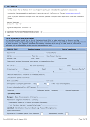 Form SRG1420 Application for Approval as a Flight Inspection Organisation or Variation to an Existing Approval - United Kingdom, Page 3