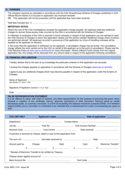 Form SRG1741 &quot;Application for the Issue of or a Change to a Bcar Approval in Accordance With the Air Navigation Order and Sub-section A8 of British Civil Airworthiness Requirements&quot; - United Kingdom, Page 4