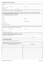 Form SRG1873 Application for Rnp Ar Approval - United Kingdom, Page 2
