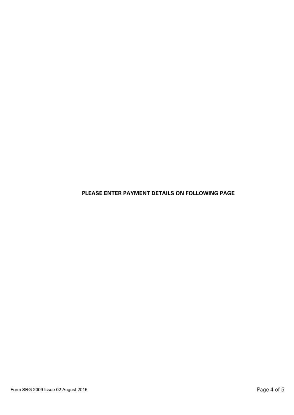 Form SRG2009 Application for Major Aerodrome Infrastructure Project Approval - United Kingdom, Page 4