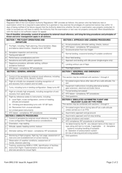 Form SRG2130 Examiner Report for Cpl(A) Skill Test - United Kingdom, Page 2