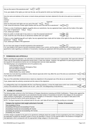 Form SRG2002B Application for an Aerodrome Certificate - United Kingdom, Page 4