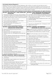 Form SRG2197 Examiner Report for Cpl(H) Skill Test - United Kingdom, Page 2