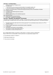 Form SRG2135 Examiner Report for Instrument Rating (H) Skill Test - United Kingdom, Page 3