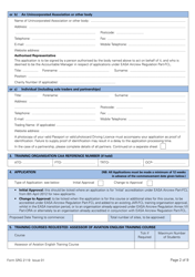 Form SRG2119 Application for Initial Accreditation or Variation to Accreditation as an Assessor of Language Proficiency in English Under Easa Aircrew Regulation Part-Fcl.055 and Amc1 Fcl.055(N) - United Kingdom, Page 2
