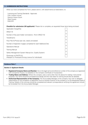 Form SRG2119 Application for Initial Accreditation or Variation to Accreditation as an Assessor of Language Proficiency in English Under Easa Aircrew Regulation Part-Fcl.055 and Amc1 Fcl.055(N) - United Kingdom, Page 6