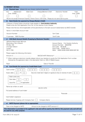 Form SRG2118 Application for Approval of Training Organisations and Change to Course Approvals for: Sailplanes, Powered Lift, Balloons and Airships Under Easa Aircrew Regulation Annex VII - Part-Ora - United Kingdom, Page 11