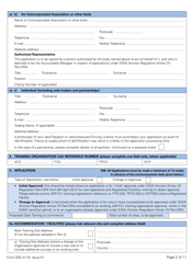 Form SRG2118 Application for Approval of Training Organisations and Change to Course Approvals for: Sailplanes, Powered Lift, Balloons and Airships Under Easa Aircrew Regulation Annex VII - Part-Ora - United Kingdom, Page 2