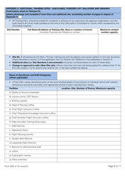 Form SRG2118 Application for Approval of Training Organisations and Change to Course Approvals for: Sailplanes, Powered Lift, Balloons and Airships Under Easa Aircrew Regulation Annex VII - Part-Ora - United Kingdom, Page 9