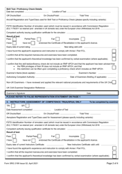 Form SRG2199 Examiners Report (Aeroplane) for Class, Type, Instrument Ratings and Atpl Skills Test - United Kingdom, Page 2