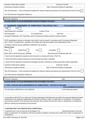Form SRG2199 Examiners Report (Aeroplane) for Class, Type, Instrument Ratings and Atpl Skills Test - United Kingdom, Page 3