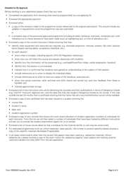 Form SRG2803 Dangerous Goods Training Approval Scheme Application for Approval of a Training Programme - United Kingdom, Page 6