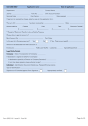 Form SRG3101 Application for an Observed Flight Test - United Kingdom, Page 4
