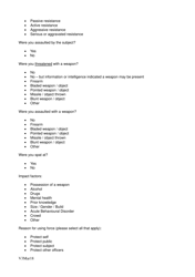 Use of Force Monitoring Form - United Kingdom, Page 4