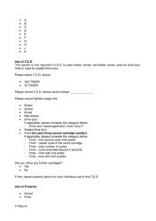 Use of Force Monitoring Form - United Kingdom, Page 7